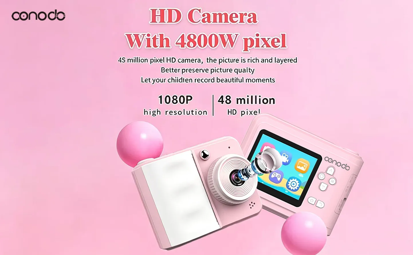 Dual Cameras & 2.4-inch Screen